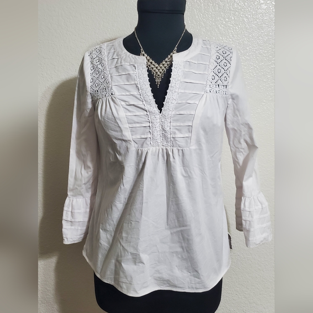 White Lace Women's Top
